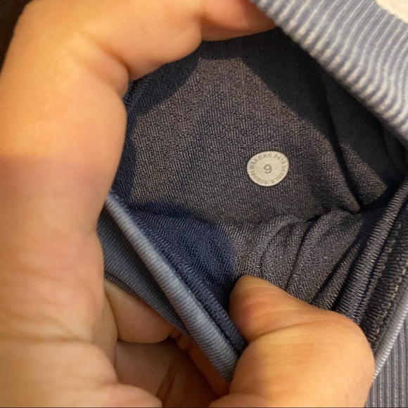 Lululemon special edition Wunder Under high waisted ribbed  light blue leggings - Picture 13 of 14